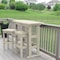 Highwood Usa Lehigh 3pc Bar Height Outdoor Patio Furniture Balcony Set AD-KITBALC2-WAE - alternate 2